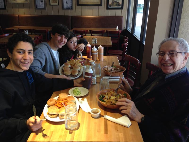 Ben, Jon, Rachel and Dad